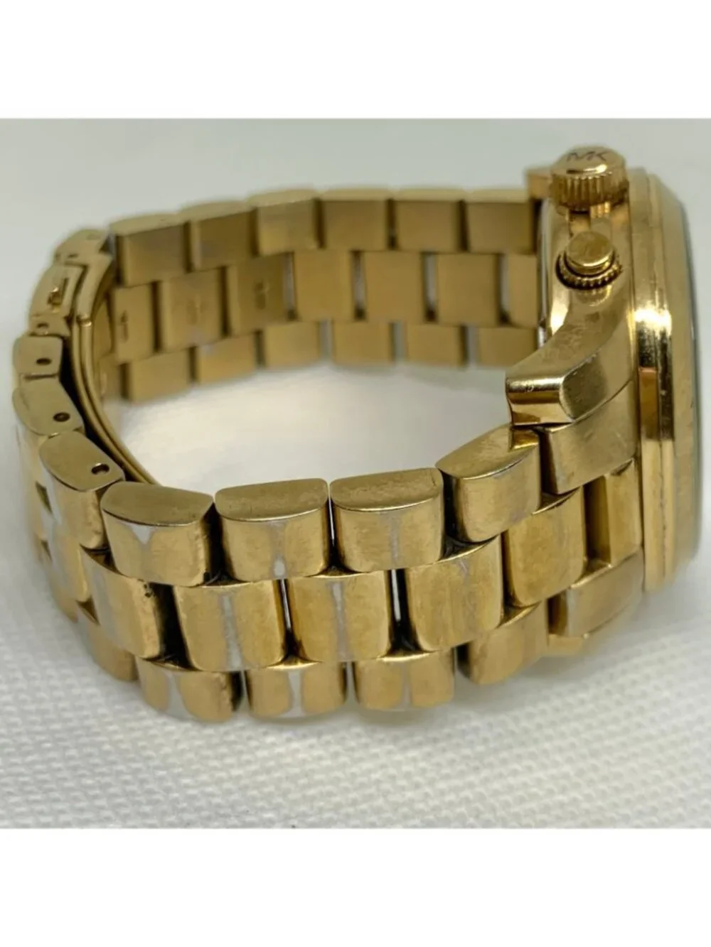 Michael Kors Hunger Stop Mid Size 100 Series MK5815 date Watch Women 6.5” runnin